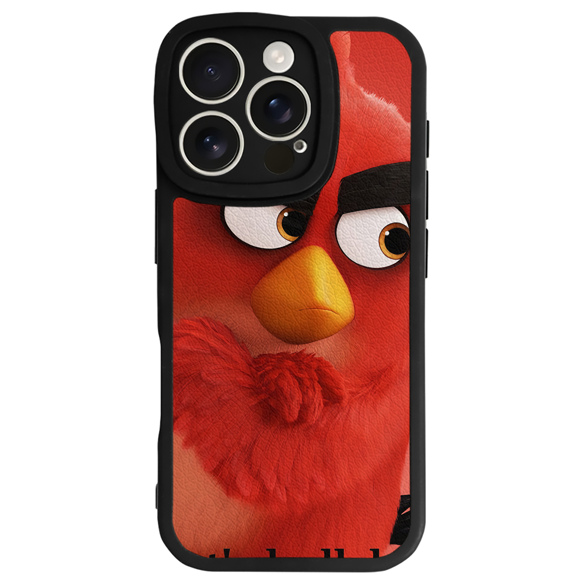 （画像用） Angry Birds アングリーバード 【iPhone 16シリーズ対応】シリコンスマホケース（レザー調） 材質：シリコン
